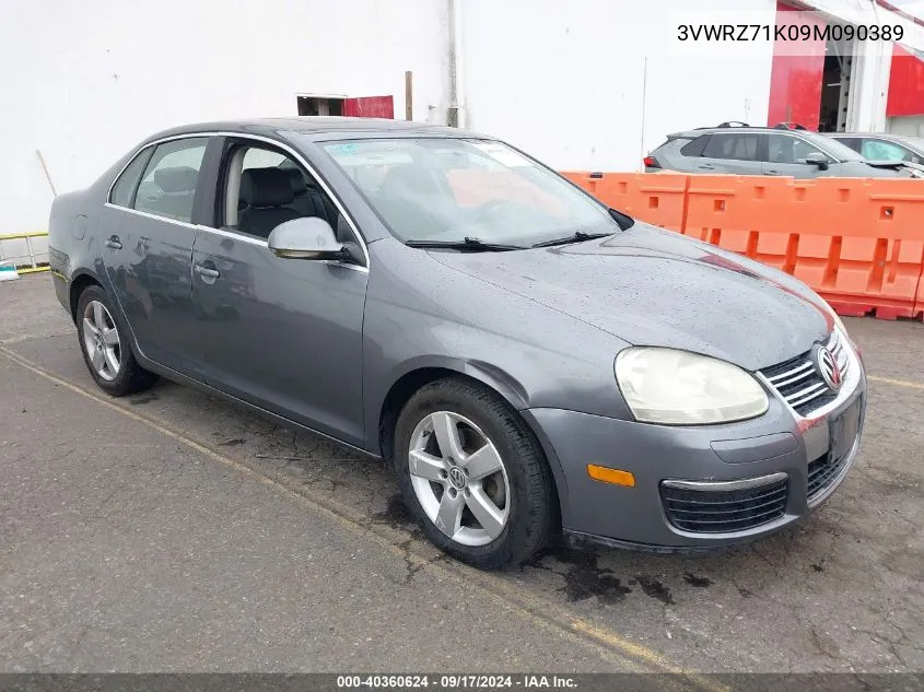 2009 Volkswagen Jetta Se VIN: 3VWRZ71K09M090389 Lot: 40360624