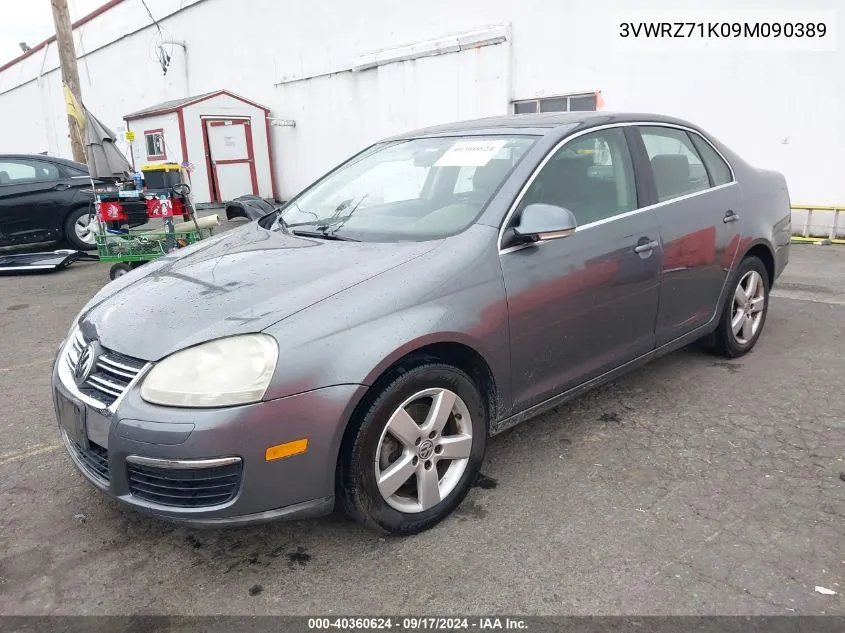 2009 Volkswagen Jetta Se VIN: 3VWRZ71K09M090389 Lot: 40360624