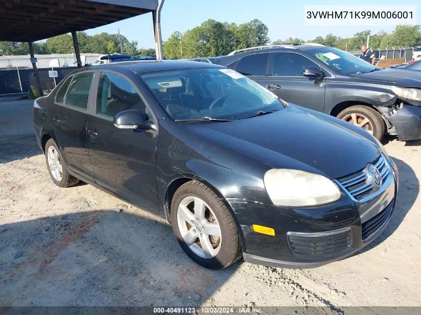 2009 Volkswagen Jetta S VIN: 3VWHM71K99M006001 Lot: 40491123