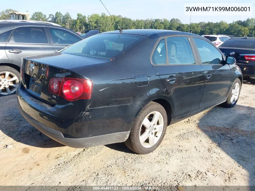 2009 Volkswagen Jetta S VIN: 3VWHM71K99M006001 Lot: 40491123