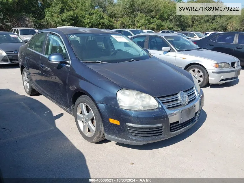 2009 Volkswagen Jetta Se VIN: 3VWRZ71K89M079222 Lot: 40509521