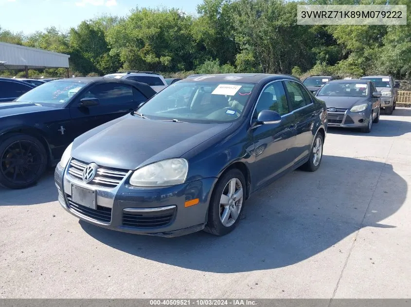 2009 Volkswagen Jetta Se VIN: 3VWRZ71K89M079222 Lot: 40509521