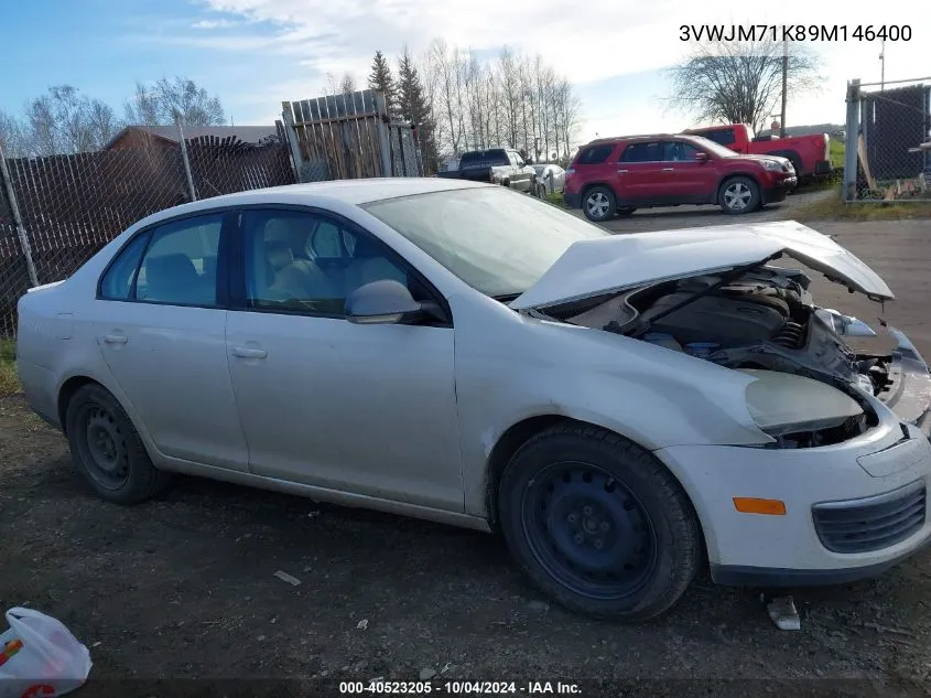 2009 Volkswagen Jetta S VIN: 3VWJM71K89M146400 Lot: 40523205