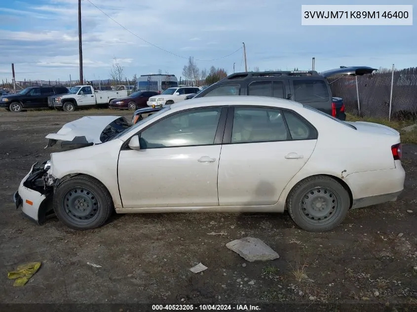 2009 Volkswagen Jetta S VIN: 3VWJM71K89M146400 Lot: 40523205