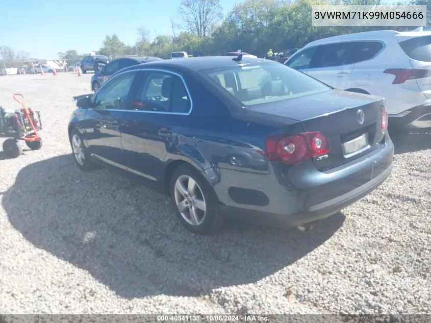 2009 Volkswagen Jetta Se/Sel VIN: 3VWRM71K99M054666 Lot: 40541138