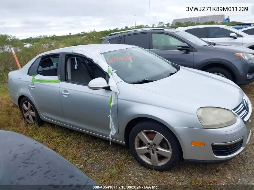 2009 Volkswagen Jetta S VIN: 3VWJZ71K89M011239 Lot: 40541871