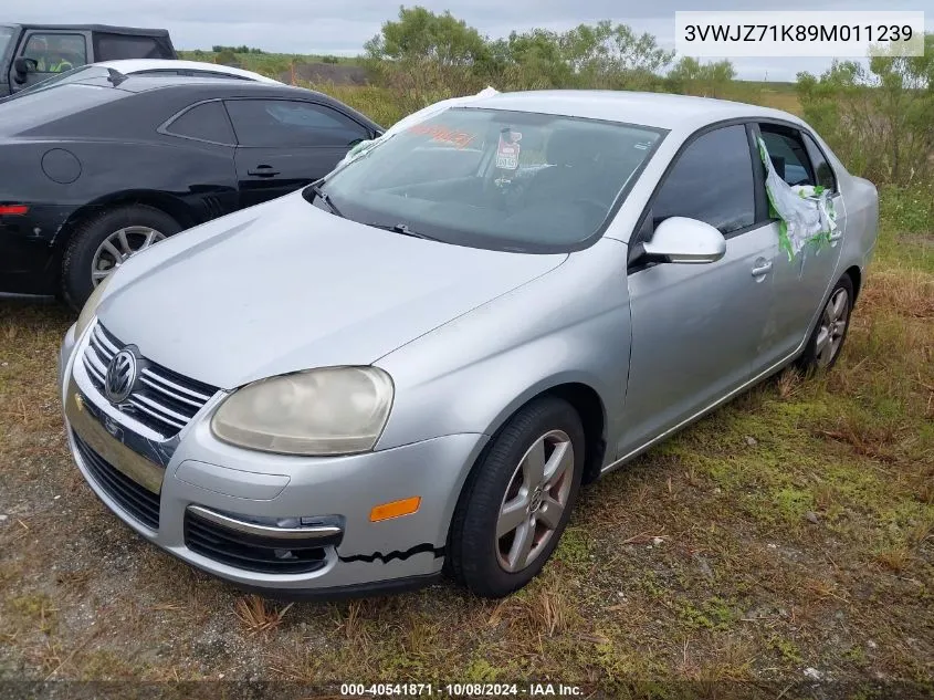 3VWJZ71K89M011239 2009 Volkswagen Jetta S