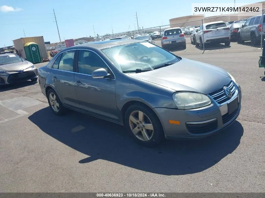 2009 Volkswagen Jetta Se VIN: 3VWRZ71K49M142462 Lot: 40636923