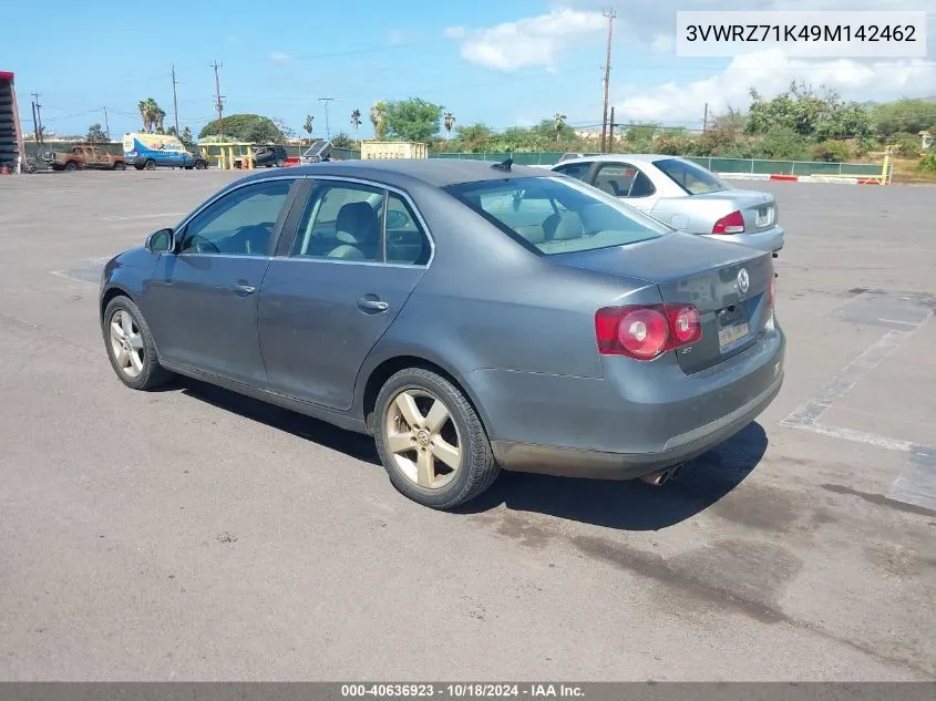 2009 Volkswagen Jetta Se VIN: 3VWRZ71K49M142462 Lot: 40636923