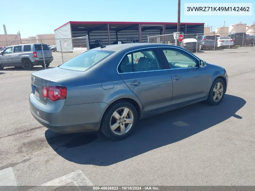 2009 Volkswagen Jetta Se VIN: 3VWRZ71K49M142462 Lot: 40636923