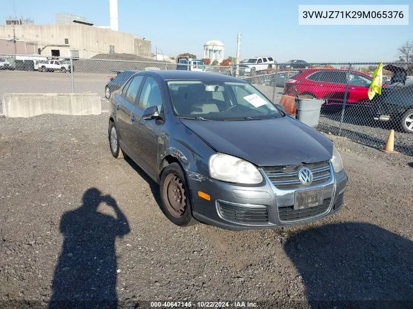 2009 Volkswagen Jetta S VIN: 3VWJZ71K29M065376 Lot: 40647145