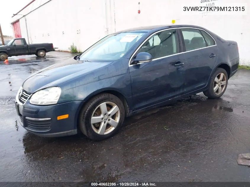 2009 Volkswagen Jetta Se VIN: 3VWRZ71K79M121315 Lot: 40652395