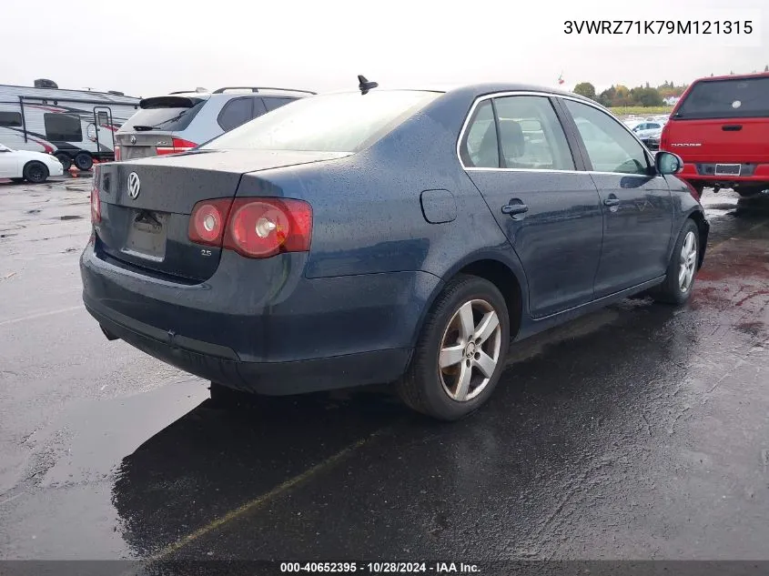 2009 Volkswagen Jetta Se VIN: 3VWRZ71K79M121315 Lot: 40652395