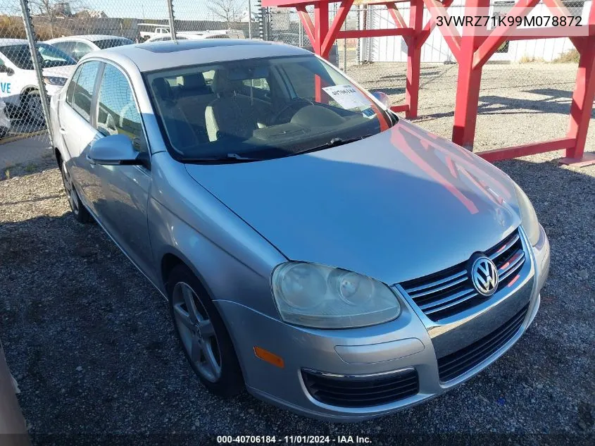 2009 Volkswagen Jetta Sel VIN: 3VWRZ71K99M078872 Lot: 40706184