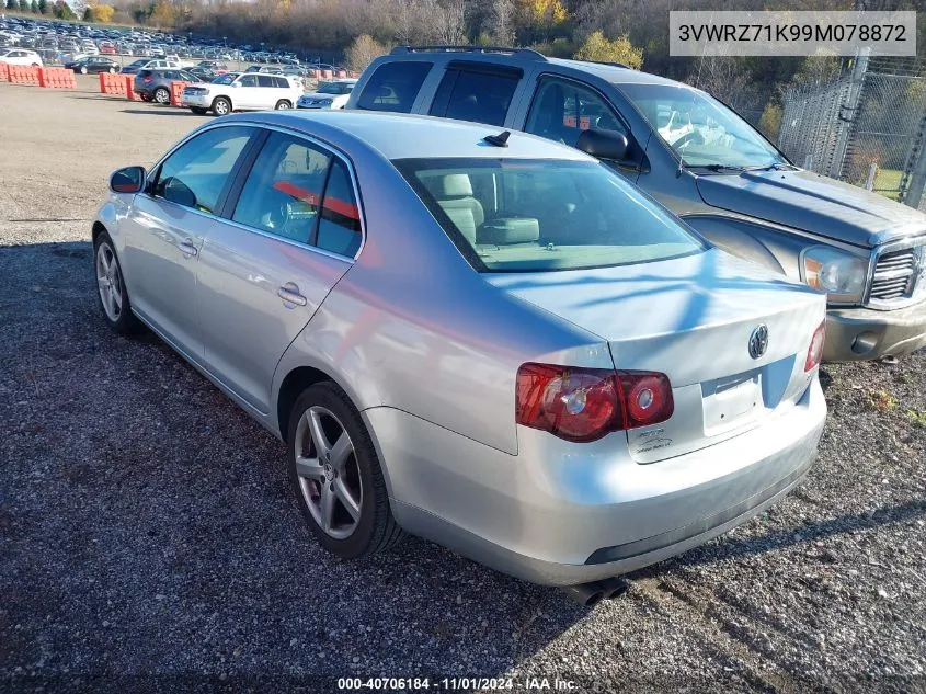 2009 Volkswagen Jetta Sel VIN: 3VWRZ71K99M078872 Lot: 40706184