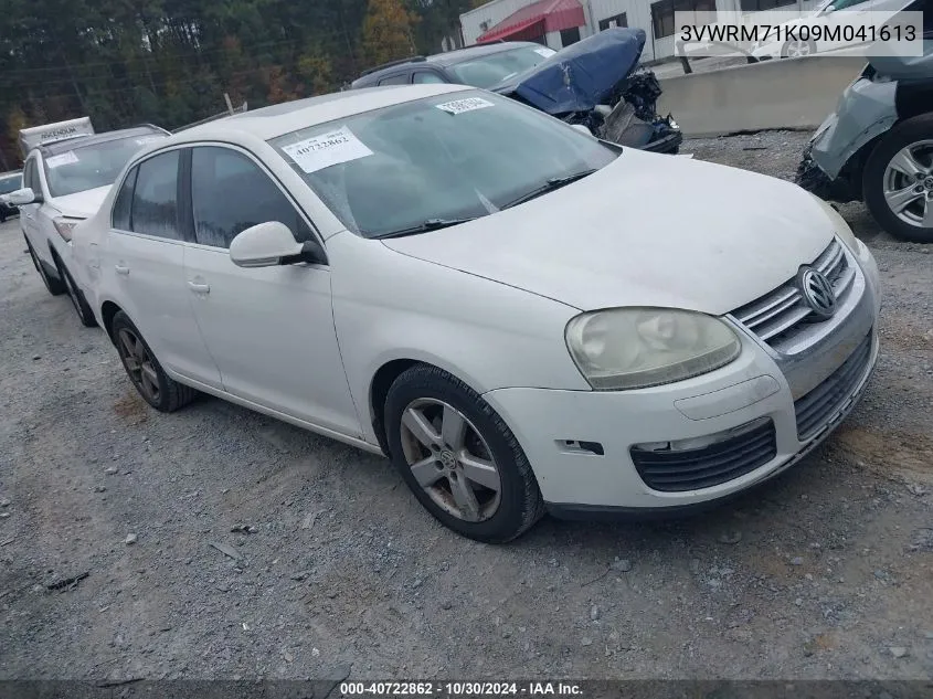 2009 Volkswagen Jetta Se/Sel VIN: 3VWRM71K09M041613 Lot: 40722862