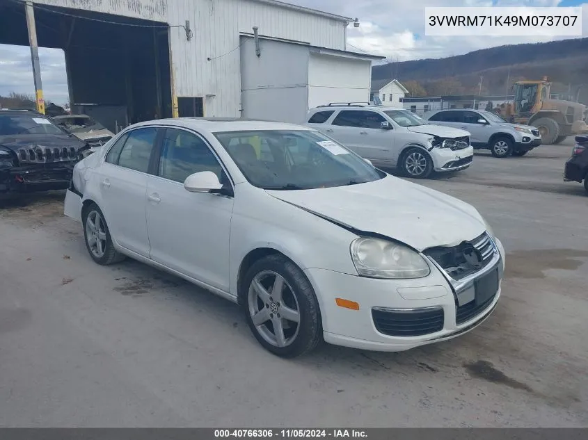 2009 Volkswagen Jetta Sel VIN: 3VWRM71K49M073707 Lot: 40766306