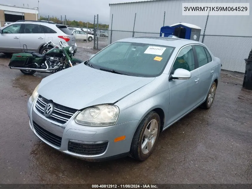 2009 Volkswagen Jetta Se/Sel VIN: 3VWRM71K59M064529 Lot: 40812912