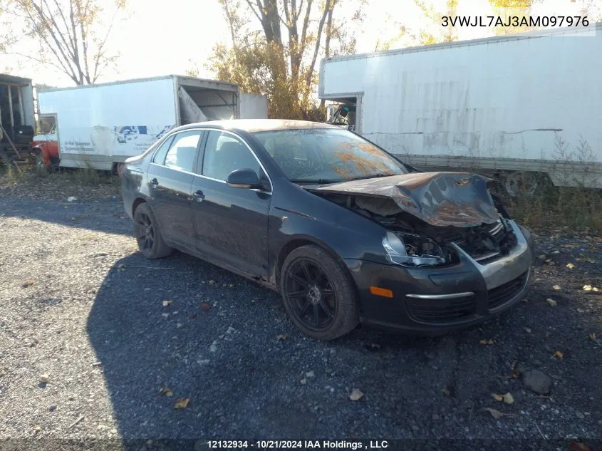 2010 Volkswagen Jetta Tdi VIN: 3VWJL7AJ3AM097976 Lot: 12132934