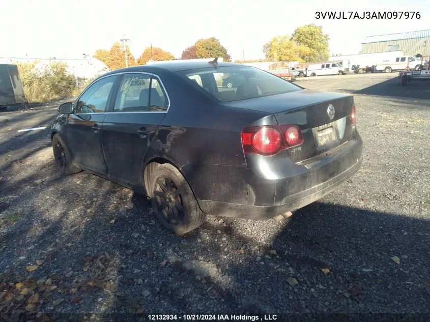 2010 Volkswagen Jetta Tdi VIN: 3VWJL7AJ3AM097976 Lot: 12132934