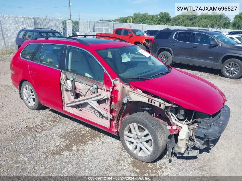 2010 Volkswagen Jetta Tdi VIN: 3VWTL7AJXAM696527 Lot: 39712104