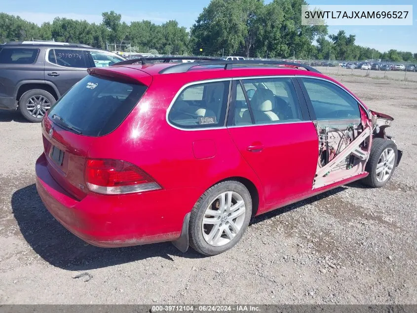 2010 Volkswagen Jetta Tdi VIN: 3VWTL7AJXAM696527 Lot: 39712104