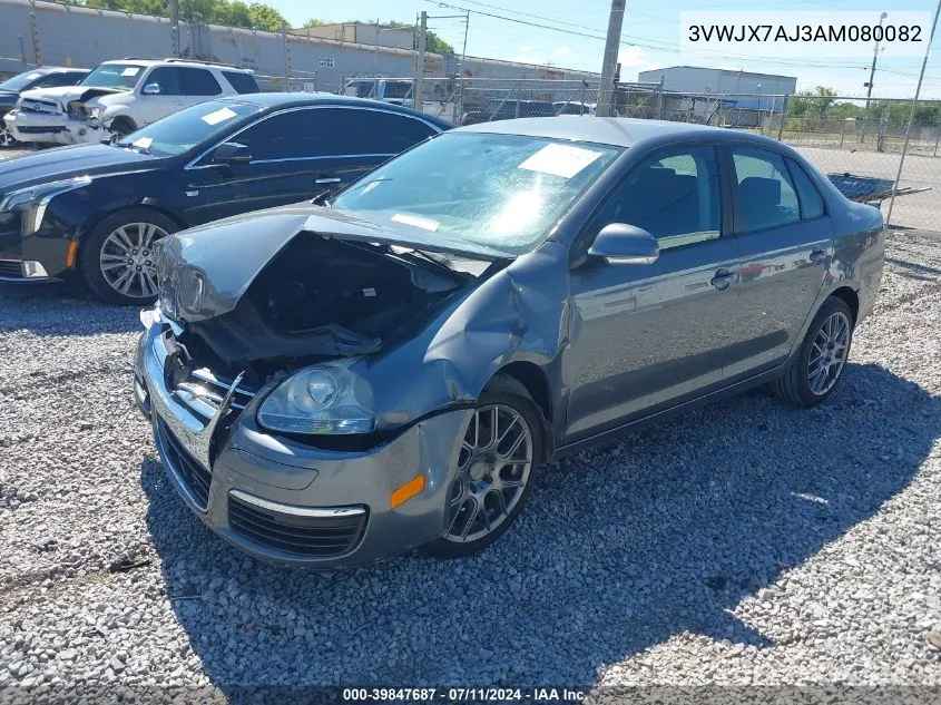 2010 Volkswagen Jetta S VIN: 3VWJX7AJ3AM080082 Lot: 39847687