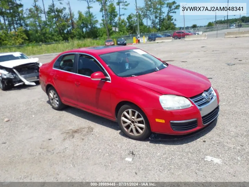 3VWRX7AJ2AM048341 2010 Volkswagen Jetta Se