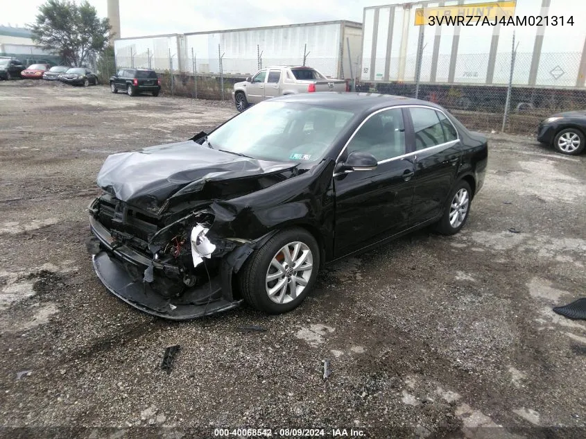 3VWRZ7AJ4AM021314 2010 Volkswagen Jetta Se