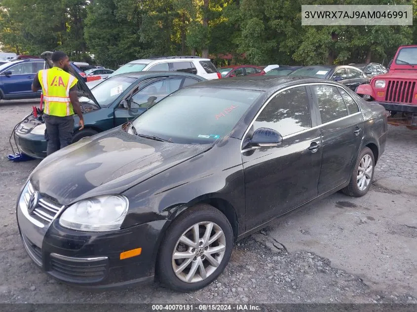 2010 Volkswagen Jetta Se VIN: 3VWRX7AJ9AM046991 Lot: 40070181