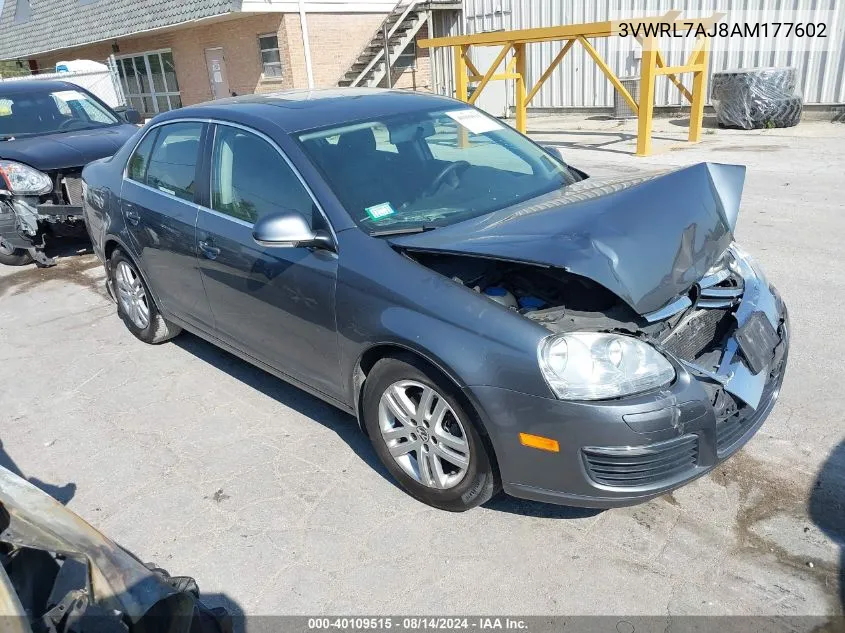 2010 Volkswagen Jetta Tdi VIN: 3VWRL7AJ8AM177602 Lot: 40109515