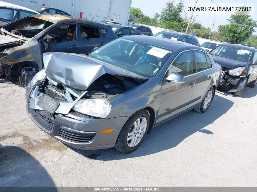 2010 Volkswagen Jetta Tdi VIN: 3VWRL7AJ8AM177602 Lot: 40109515