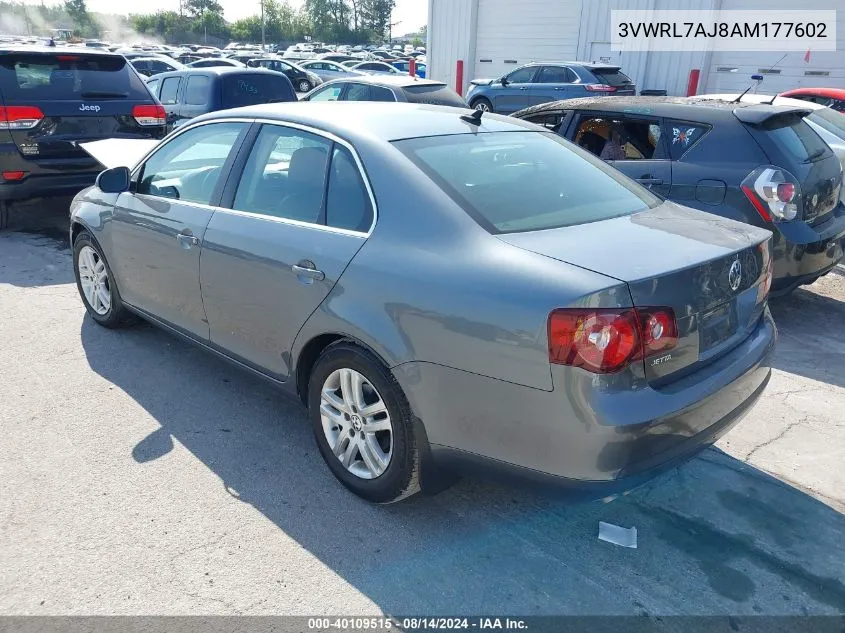 2010 Volkswagen Jetta Tdi VIN: 3VWRL7AJ8AM177602 Lot: 40109515