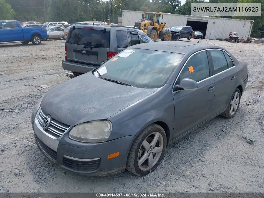 2010 Volkswagen Jetta Tdi VIN: 3VWRL7AJ2AM116925 Lot: 40114597