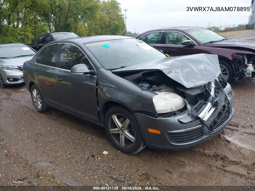 2010 Volkswagen Jetta Se VIN: 3VWRX7AJ8AM078895 Lot: 40121139