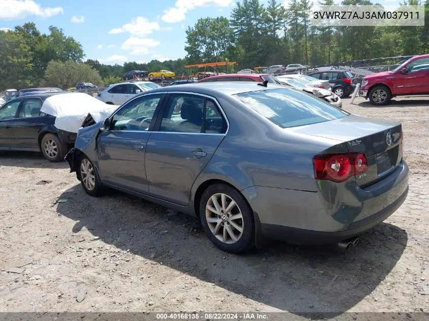 2010 Volkswagen Jetta Se VIN: 3VWRZ7AJ3AM037911 Lot: 40168135