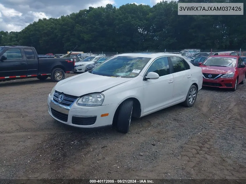 2010 Volkswagen Jetta Se VIN: 3VWRX7AJXAM037426 Lot: 40172005