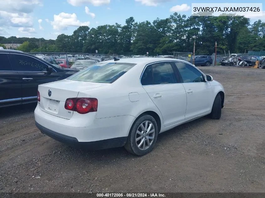 2010 Volkswagen Jetta Se VIN: 3VWRX7AJXAM037426 Lot: 40172005