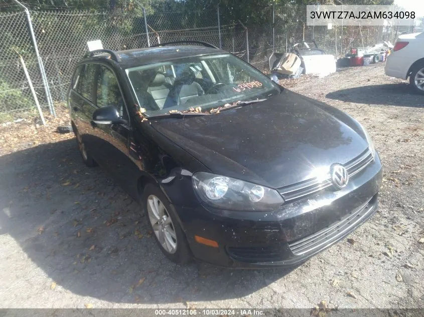 3VWTZ7AJ2AM634098 2010 Volkswagen Jetta Se