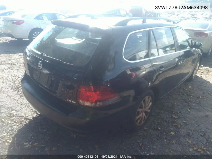 3VWTZ7AJ2AM634098 2010 Volkswagen Jetta Se