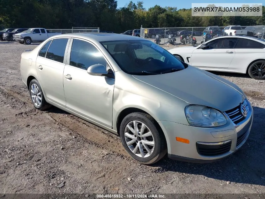 2010 Volkswagen Jetta Se VIN: 3VWRX7AJ0AM053988 Lot: 40515932