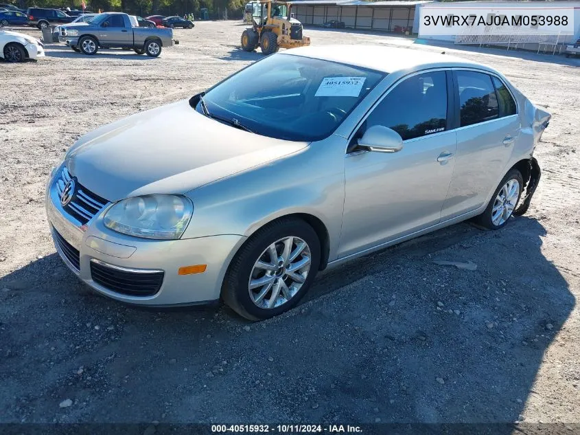 2010 Volkswagen Jetta Se VIN: 3VWRX7AJ0AM053988 Lot: 40515932