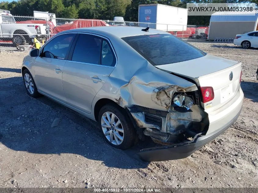 2010 Volkswagen Jetta Se VIN: 3VWRX7AJ0AM053988 Lot: 40515932