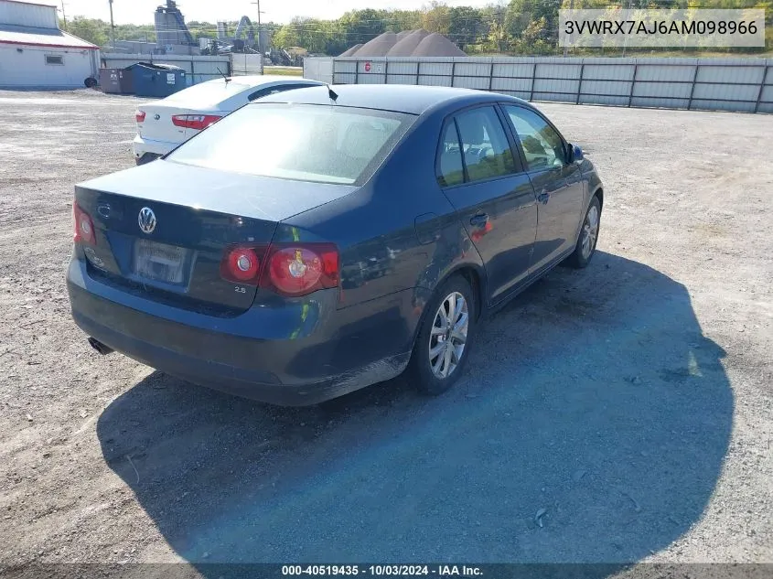 2010 Volkswagen Jetta Limited Edition VIN: 3VWRX7AJ6AM098966 Lot: 40519435