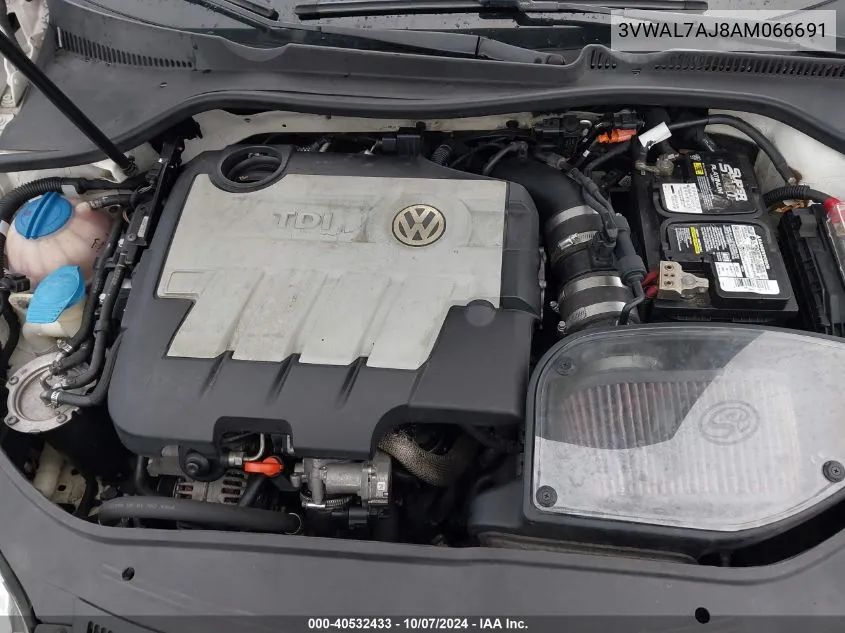 3VWAL7AJ8AM066691 2010 Volkswagen Jetta Tdi