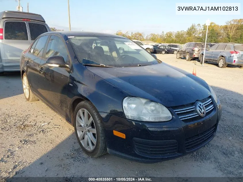 2010 Volkswagen Jetta Wolfsburg Edition VIN: 3VWRA7AJ1AM102813 Lot: 40535501