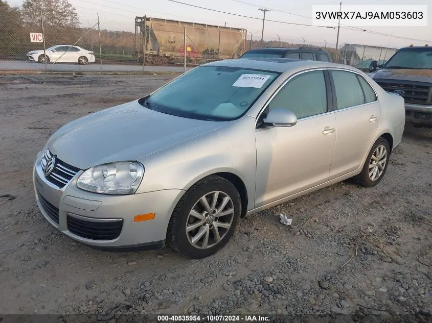 2010 Volkswagen Jetta Se/Sel VIN: 3VWRX7AJ9AM053603 Lot: 40535954