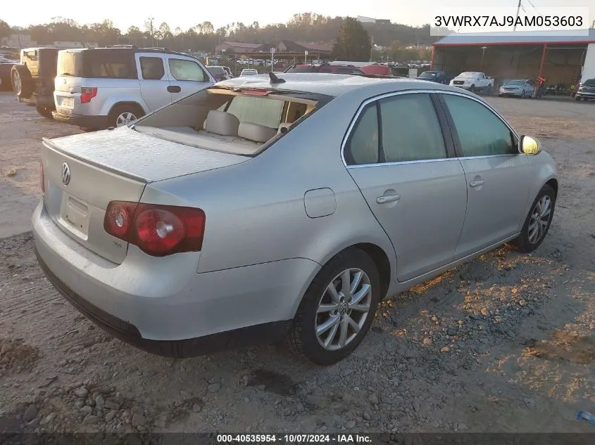 2010 Volkswagen Jetta Se/Sel VIN: 3VWRX7AJ9AM053603 Lot: 40535954