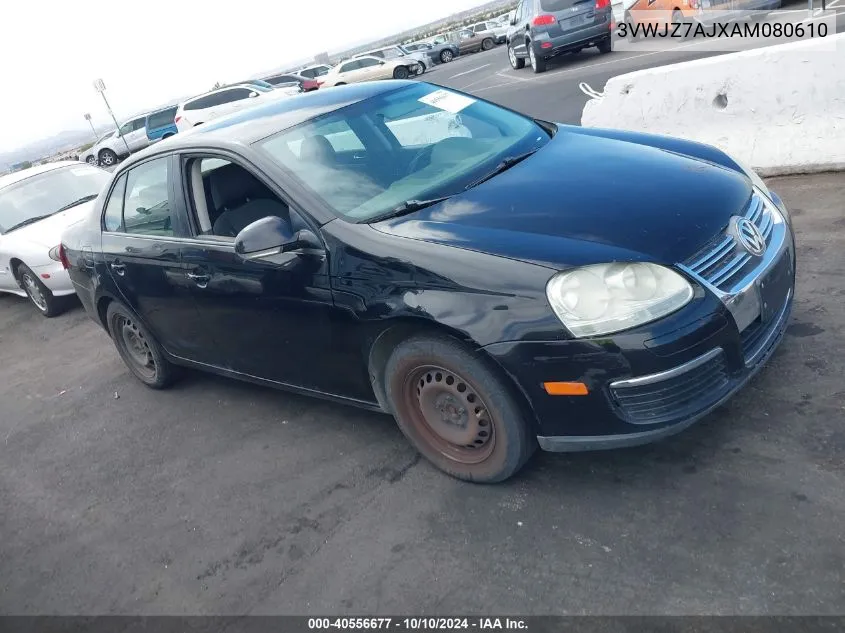 2010 Volkswagen Jetta S VIN: 3VWJZ7AJXAM080610 Lot: 40556677