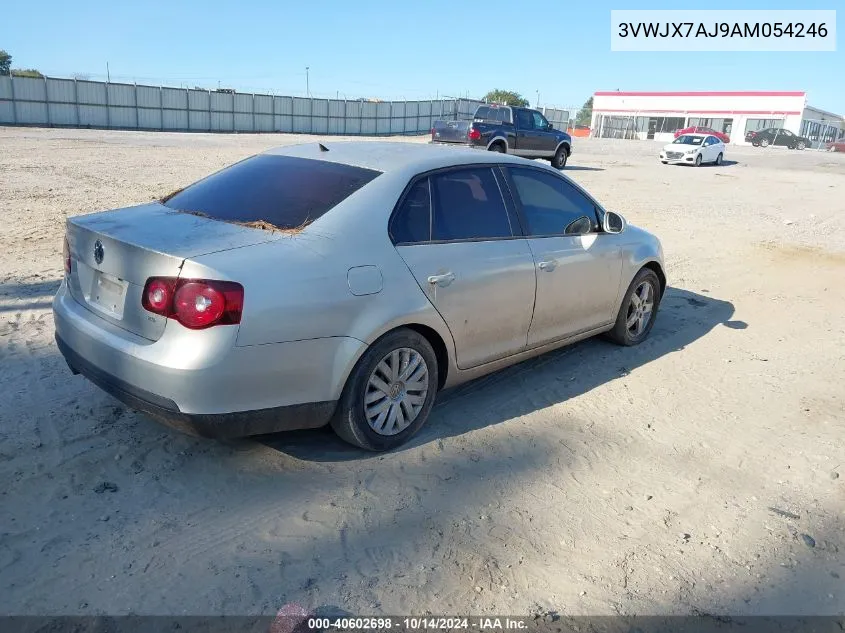 2010 Volkswagen Jetta S VIN: 3VWJX7AJ9AM054246 Lot: 40602698